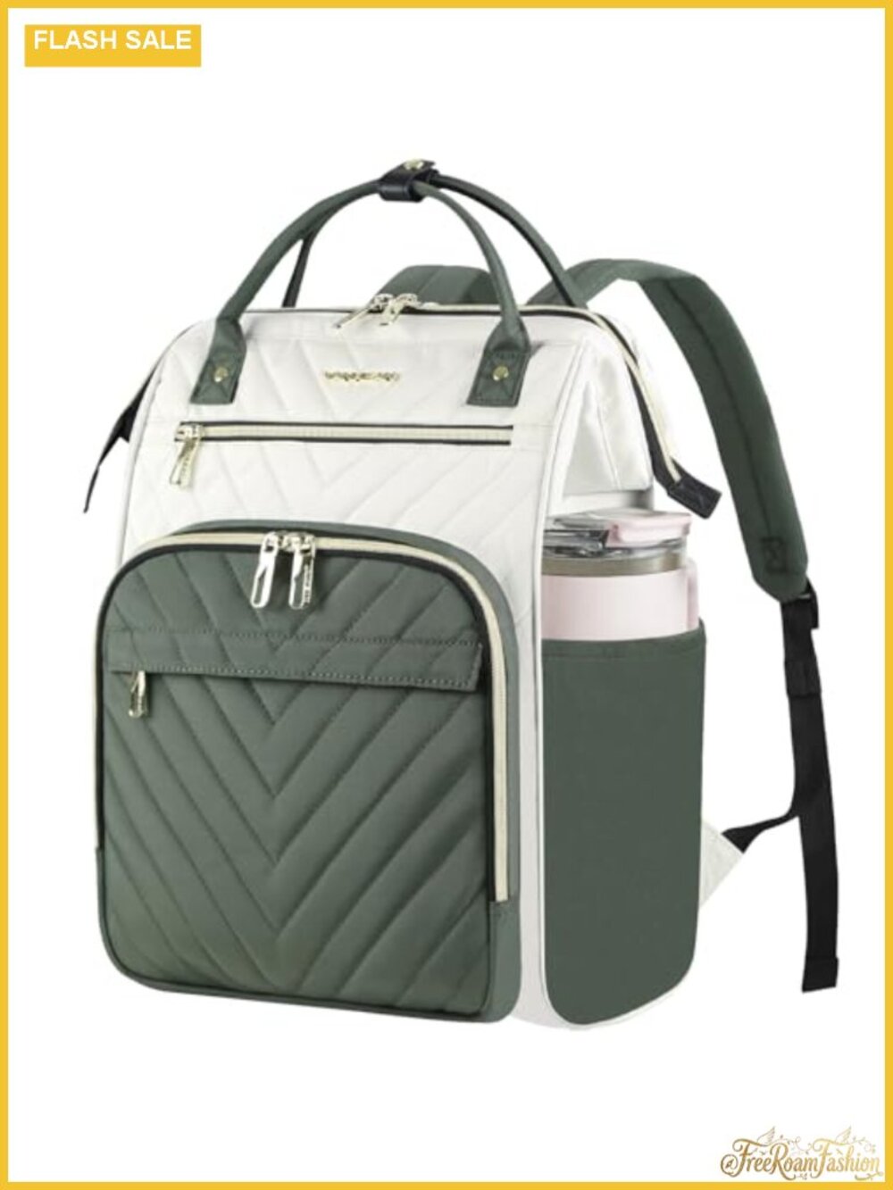 17 Inch Laptop Backpack for Women Large Capacity Nylon Travel Work Bag